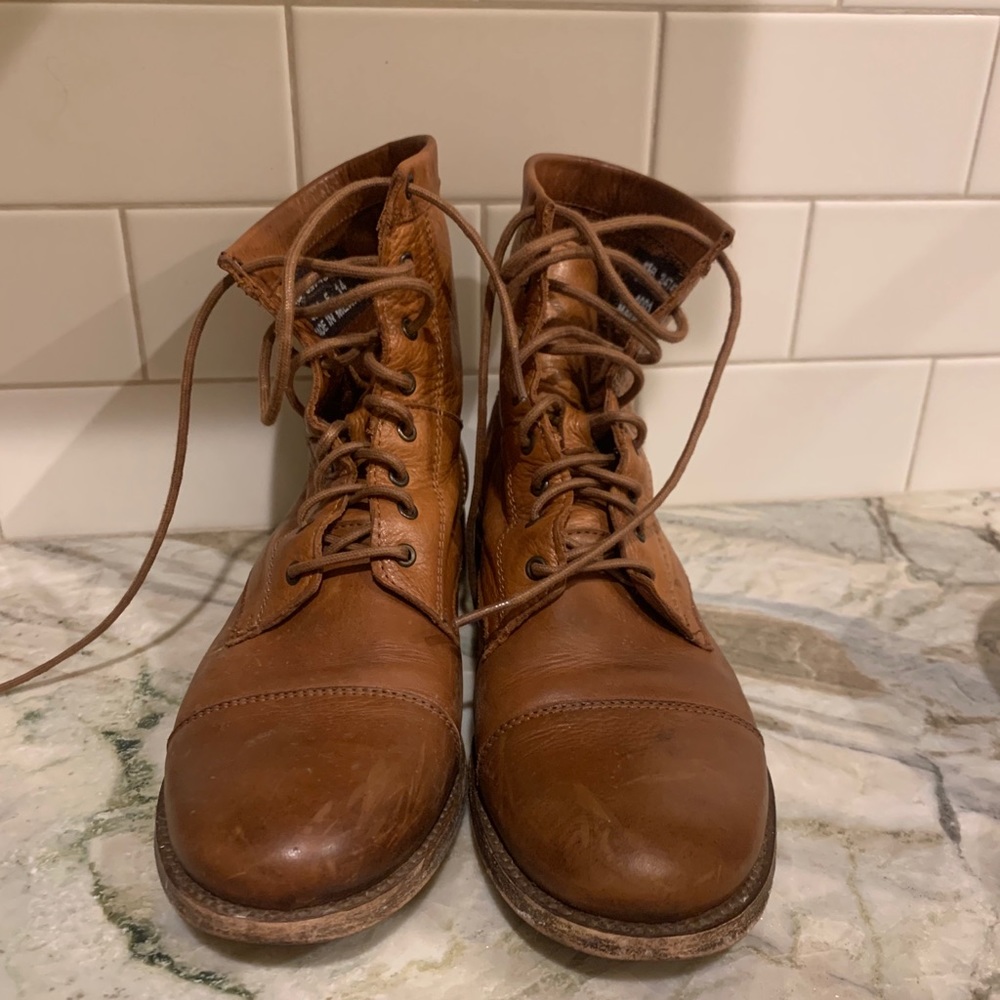 Frye - Boot - Saddle Leather Combat Style Boots